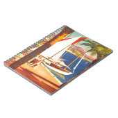 Oude Cote D'Azur Franse Reizen Notitieboek (Linkerzijde)