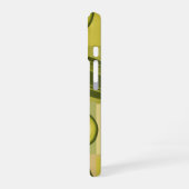 Oude Courgette Slice Patroon iPhone 16 Hoesje (Linkerkant)