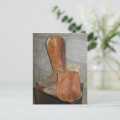 Oude Cowboy Boots zijn de beste Cowboy Boots. Briefkaart (Staand voorkant)