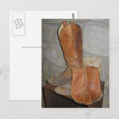 Oude Cowboy Boots zijn de beste Cowboy Boots. Briefkaart (Voorkant / Achterkant)