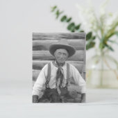 Oude cowboy briefkaart (Staand voorkant)