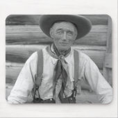 Oude cowboy muismat (Voorkant)