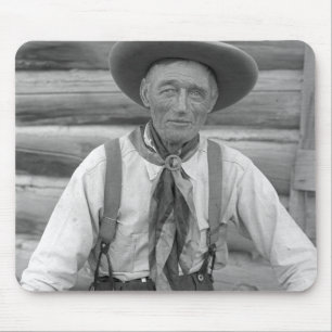 Oude cowboy muismat