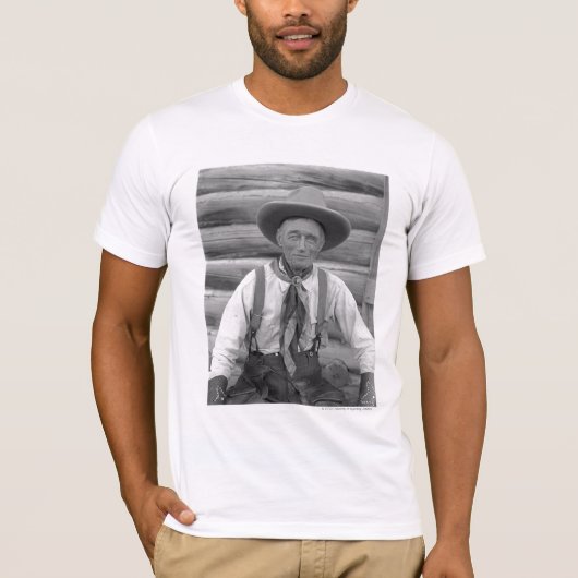 Oude cowboy t-shirt (Voorkant)