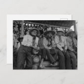 Oude cowboys op Rodeo  foto Briefkaart (Voorkant / Achterkant)