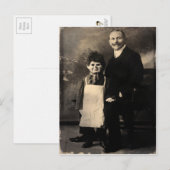 Oude Creepy Ventriloquist Dummy-Briefkaart Briefkaart (Voorkant / Achterkant)