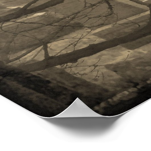 Oude crème poster (Hoek)