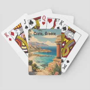 Oude Creta Griekenland Grieks Eiland Vakantie Reiz Pokerkaarten