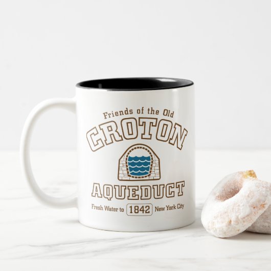 Oude Croton Aqueduct Mok (Met donut)