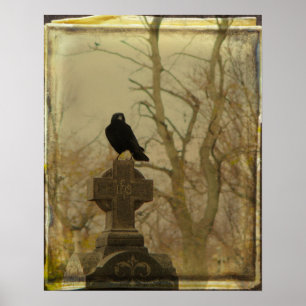 Oude Crow Art Poster