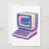 Oude CRT-computer uit de late jaren 90 - 2 Kaart (Achterkant)
