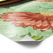 Oude CRT-televisie Foto Afdruk (Hoek)