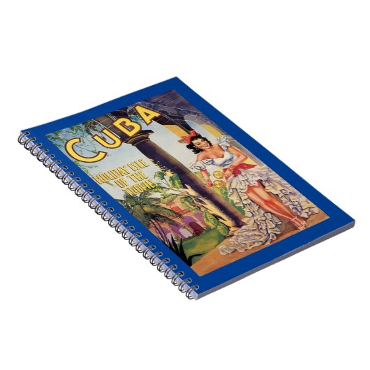 Oude Cuba Vakantie Eiland van de Tropen Notitieboek (Rechterzijde)