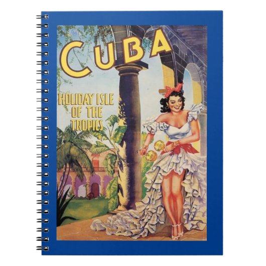 Oude Cuba Vakantie Eiland van de Tropen Notitieboek (Voorkant)