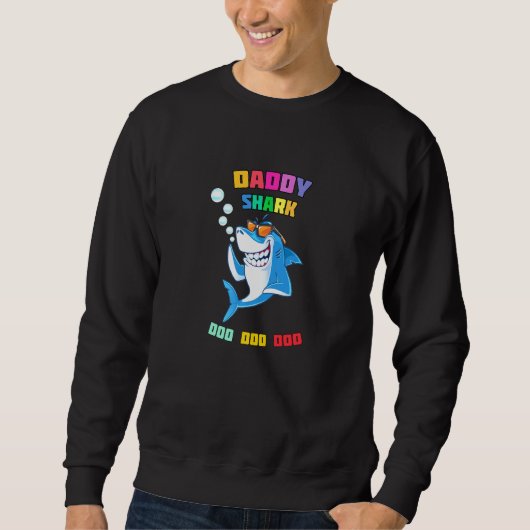 Oude Daddy Shark Doo Doo Doo Pret Trui (Voorkant)