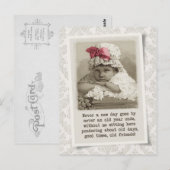 Oude dagen, oude vrienden -  reproductie briefkaart (Voorkant / Achterkant)