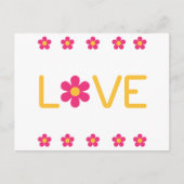 Oude Daisy Liefde Briefkaart (Voorkant)