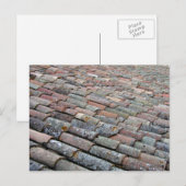 Oude dakpannen briefkaart (Voorkant / Achterkant)