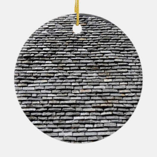 Oude daktop met schoorsteen keramisch ornament (Achterkant)