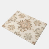 Oude Damast Elegante Beige Franse Boerderij Deurmat (Schuin)