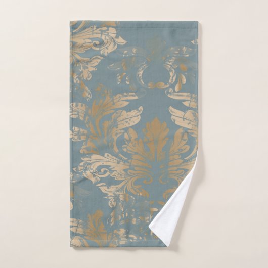 Oude Damast , Krullen Bad Handdoek (Handdoek)