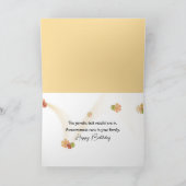 Oude dame met DNA-testresultaten voor verjaardag Kaart (Binnen)