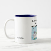 Oude dame met katten Mok (Links)