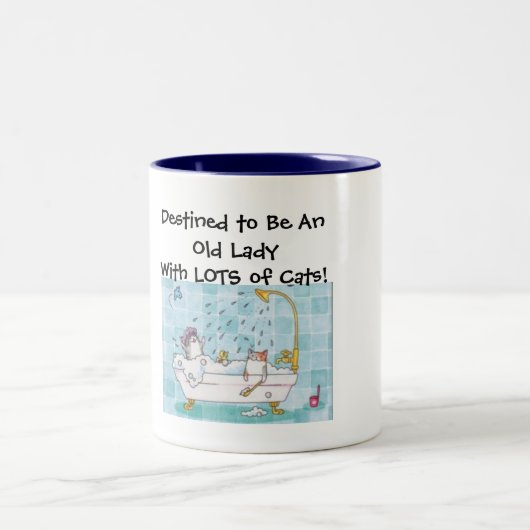 Oude dame met katten Mok (Center)