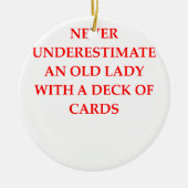 oude dame ornament (Voorkant)