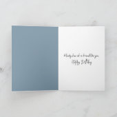 Oude dames op het strand verjaardag kaart (Binnen)