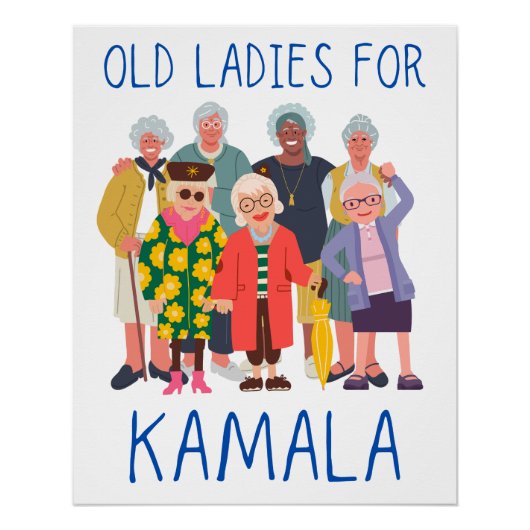 Oude dames voor Kamala Perfect Poster (Voorkant)
