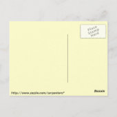 Oude damesbeeldhouwkunst briefkaart (Achterkant)