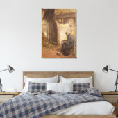 oude damespotaardappelen canvas afdruk (Insitu (Slaapkamer))