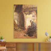 oude damespotaardappelen canvas afdruk (Insitu (Woonkamer))