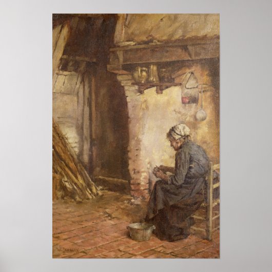 oude damespotaardappelen poster (Voorkant)