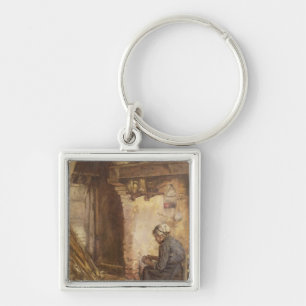 oude damespotaardappelen sleutelhanger