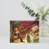 Oude Dankdag Briefkaart (Staand voorkant)