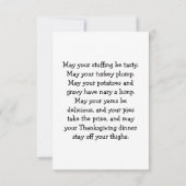 Oude Dankdag Kaart (Achterkant)