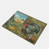 Oude Dankdag, kalkoen op de boerderij Deurmat (Schuin)