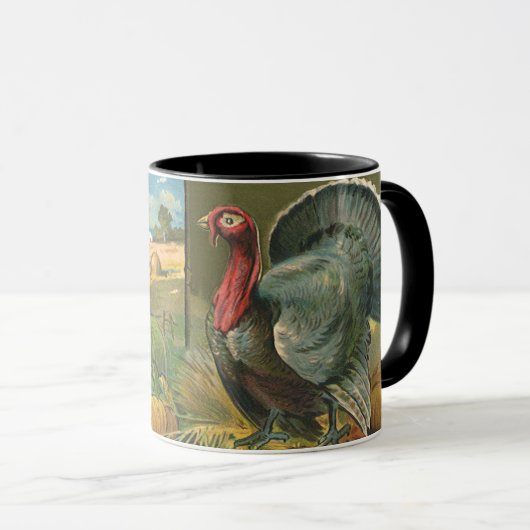 Oude Dankdag, kalkoen op de boerderij Mok (Voorkant rechts)