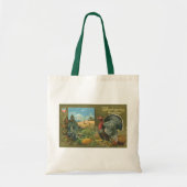Oude Dankdag, kalkoen op de boerderij Tote Bag (Voorkant)