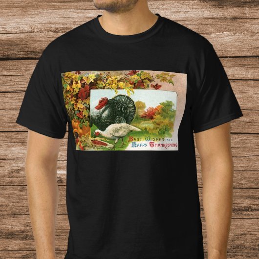 Oude Dankzeggingsdag, Wilde Kalkoenen Herfstkleure T-shirt