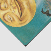 Oude dansende heksen Volle Maan Jack O Lantern Tissuepapier (Detail)