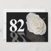 Oude de partijuitnodiging van de verjaardag 82 kaart (Voorkant)