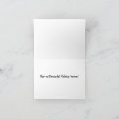 Oude Deco Prettig Kerstfeest van Florida meisje Kaart (Binnen)