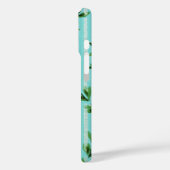 Oude decoratieve bloemen, retro bloempatroon Case-Mate iPhone case (Achterkant / Links)