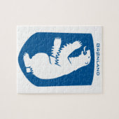 Oude Deense Wapen van Groenland Legpuzzel (Horizontaal)