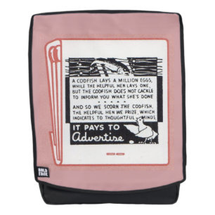 oude dekking in het eBay-bestand voor advertenties Rugtassen