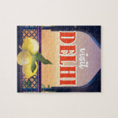 Oude Delhi Reisprint. Legpuzzel (Horizontaal)
