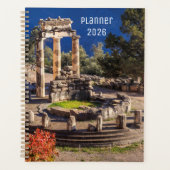 Oude Delphi Griekenland 2026 Jaar Planner – Histor (Voorkant)